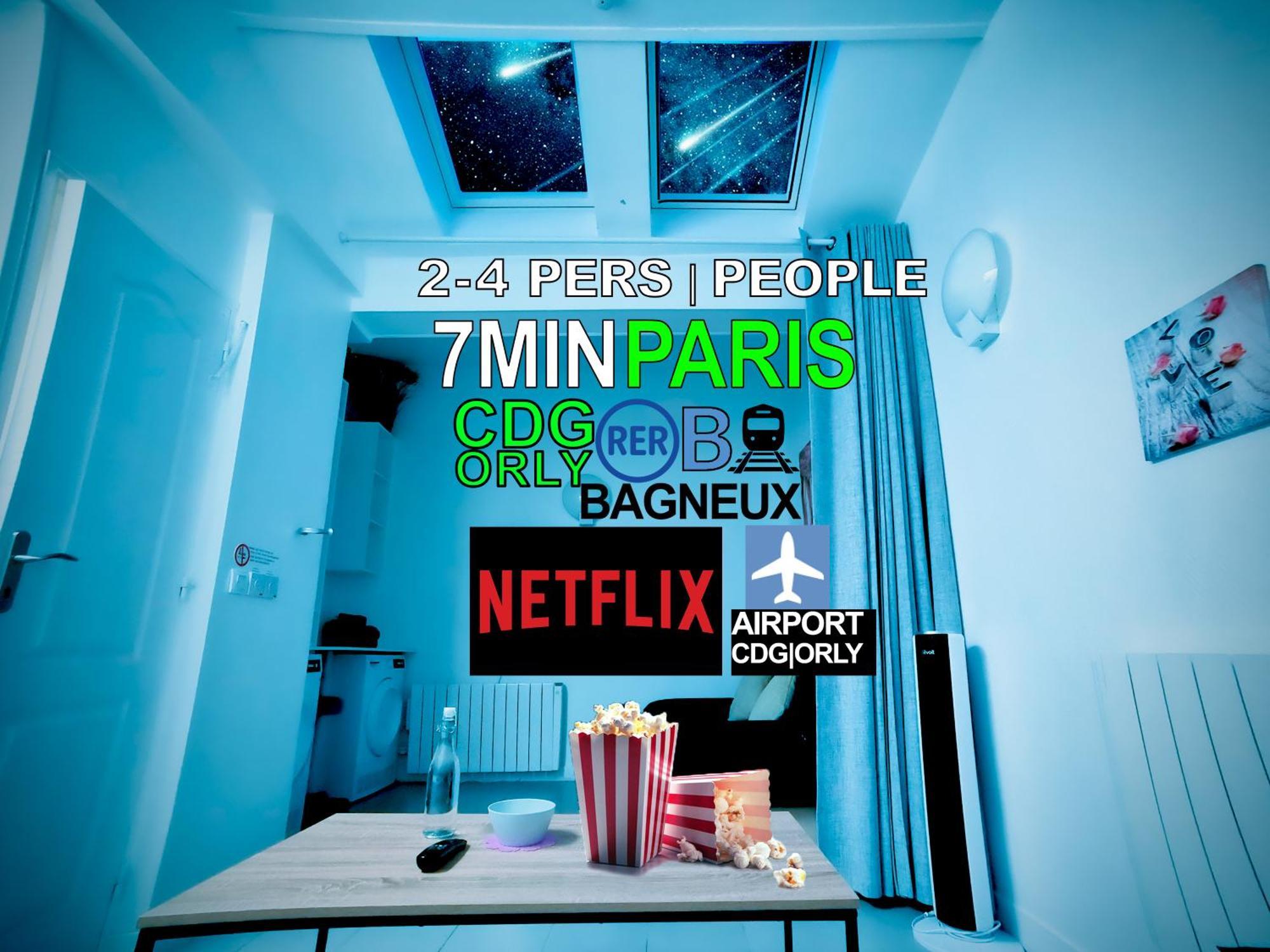 Bagneux Paris Rer B Confort Netflix Cachan Eksteriør billede